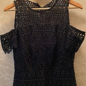 NEW Never Worn Shoshanna Off-Shoulder Black Dress